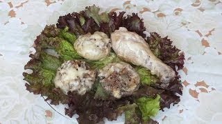 ФАРШИРОВАННЫЕ ГРИБЫ в мультиварке ВКУСНО рецепт с шампиньонами [upl. by Svoboda]