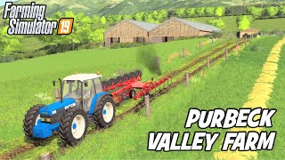 HAY WERE BUYING AND SELLING  Purbeck Valley Farm Farming Simulator 19  Episode 3 [upl. by Srevart873]