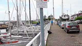 Blick über den wunderbaren Yachthafen in 23775 Grossenbrode am Kai 27 Schleswig Holstein [upl. by Mailiw]