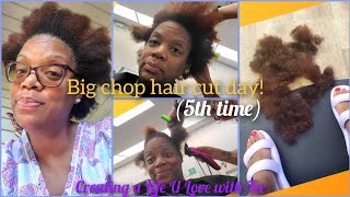 5th BIG CHOP low haircutStarting over4CHair hair 4chair [upl. by Airad]