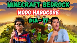 ¡MODO HARCORE en MINECRAFT BEDROCK  DÍA 17100 [upl. by Nagaem]