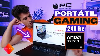 ¿Merece la pena PRUEBO un PORTÁTIL GAMING TOP  HP Omen 17 Review en Español [upl. by Ahseyt983]