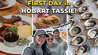 FIRST DAY in TASMANIA Australia Family Travel Vlog Things to Eat See amp Do in Hobart 2024 [upl. by Aimar170]