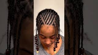 Flip Over Fulani Diva Braids Hair Tutorial hairstyle [upl. by Danete]