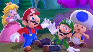 Super Mario 3D World  Full Game Walkthrough 3 Player [upl. by Ogires]