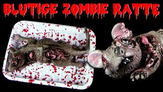 Halloween  Blutige Zombie Ratte  Na denn Mahlzeit  Creepy Horror Prop [upl. by Adalard]