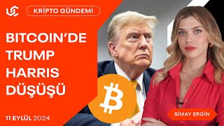 Bitcoinde TrumpHarris Düşüşü [upl. by Chaddie745]