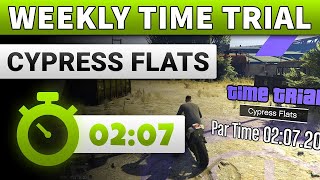 GTA 5 Time Trial This Week Cypress Flats  GTA ONLINE WEEKLY TIME TRIAL CYPRESS FLATS 0207 [upl. by Oidgime]