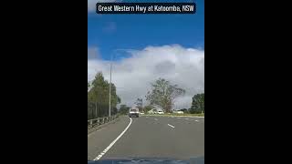 Great Western Hwy past Katoomba NSW Australia [upl. by Yekcaj560]