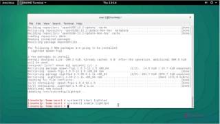 How to install Lighttpd Webserver in OpenSUSE [upl. by Shoshanna]