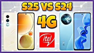 Itel S24 4G vs Itel S25 4G  Specification  Comparison  Features  Price [upl. by Ttegirb]