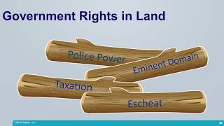 Real Estate Exam Prep Government Rights in Private Land [upl. by Coraline563]