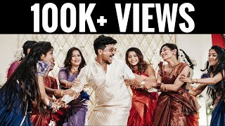 Kerala Wedding Dance Mashup  Chekkan Veedu Special  Groom on fire  VRINDHARJUN  AthulSruthiMrg [upl. by Kleinstein]