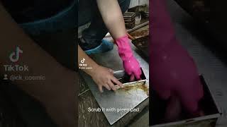 How to clean Baking Aluminum Tray [upl. by Raab497]