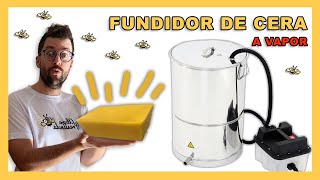 FUNDIDOR de CERA de ABEJAS 🐝🧡🎥 A vapor [upl. by Malvie24]