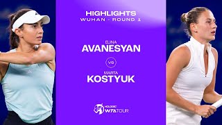 Elina Avanesyan vs Marta Kostyuk  2024 Wuhan Round 1  WTA Match Highlights [upl. by Rufus142]