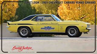 FIRST LOOK  1969 Chevrolet Camaro Yenko COPO  BARRETTJACKSON 2024 SCOTTSDALE AUCTION [upl. by Boys]