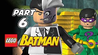 LEGO Batman Gameplay Walkthrough Part 6  TwoFace amp Riddler Lets Play Playthrough [upl. by Mcwherter]