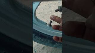 Bike tyre valve air leak problemSovle 😲youtubeshort [upl. by Marcia]