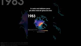 Scioglimento dei ghiacciai artici dal 1914 al 2017 ambiente climatechange clima inquinamento [upl. by Rednasela605]