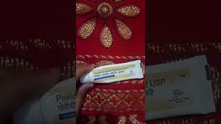 Povidone iodine ointment ups Hindi review😳😲shorts [upl. by Watson500]