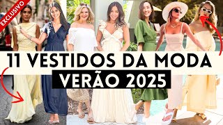 🔴COMO USAR OS 11 VESTIDOS DA MODA NO VERÃO 2025 [upl. by Donalt]