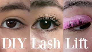 Lash Lift DIY Eyelash Perm at Home [upl. by Cottle]