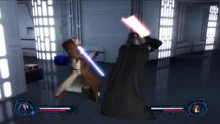 Ben Kenobi vs Darth Vader Fight  Star Wars Episode III – Revenge of the Sith  PS2PCSX2 [upl. by Soisinoid]