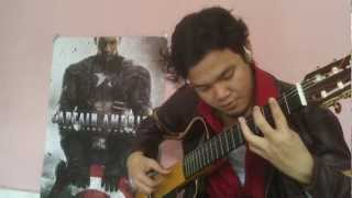 The Avengers Movie Theme Classical Fingerstyle Guitar wTAB [upl. by Nireves]