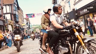 DISTINGUISHED GENTLEMAN’S RIDE DGR ALL Motorcycles from Guildford Cobbled High Street  Part 2 of 2 [upl. by Gustin]