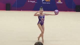 Stiliana Nikolova ball  live 1 week before rhythmic gymnastics FIG 40th world championships [upl. by Enajaras]