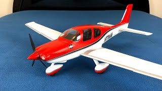 Eflite UMX Cirrus SR22T BNF Basic RC Plane Unboxing amp Review [upl. by Felipa]