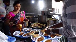 A Pav Bhaji Making Master shows us his Indian Street Food Recipe at quotKanaiya Paubhaji Centrequot Kadod [upl. by Baillie]