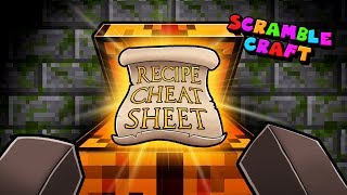 Minecraft  I FOUND SECRET RECIPE CHEATS Scramble Craft [upl. by Kachine]