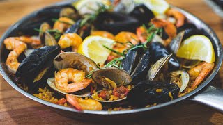 Seafood Paella Recipe  Its time to eat again [upl. by Semreh88]