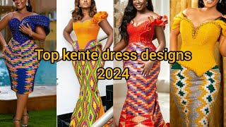 Best Ghanaian Traditional kente styles for engagement Classic kente dress designs for graduation [upl. by Yllrebmik]