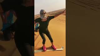 Dubai Desert Safari Sandboarding youtube shorts short viral video foryou foryourpage [upl. by Home]