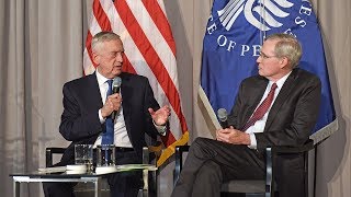 Secretary Mattis on Iranian Influence in Syria and Iraq [upl. by Nolyarb]