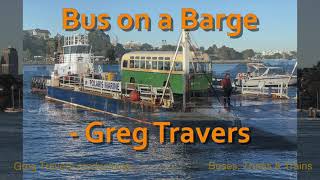 Bus on a BargeTEN POUND POMS new miniseries filmed in Australia  see Sydney ferries amp vintage bus [upl. by Sabra860]