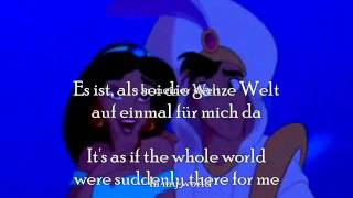 Aladdin  Ein Traum wird wahr  Übersetzungtranslation [upl. by Navonod]