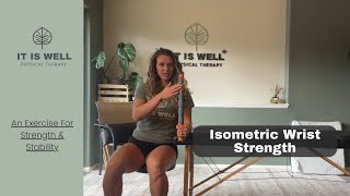 Isometric Wrist Strength  Ulnar amp Radial Deviation and Pronation amp Supination [upl. by Fernyak]