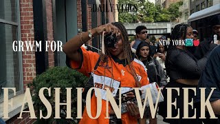 GRWM for Fashion Week in NYC Vlog shopping thrifting secret sauce on picking the BEST outfits [upl. by Yeca]