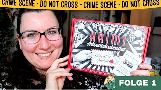 UNBOXING von Das Kriminaldinner  Das letzte Gericht  Einführung  1 Briefumschlag [upl. by Edeline429]