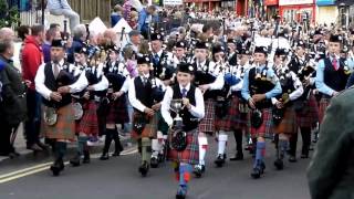 Portrush Pipe Bands Parade 2015 [upl. by Funch]