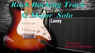 Rock Backing Tracks Guitar Solo  G Major [upl. by Daloris]