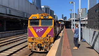 VLine N470 City of Wangaratta Departing Southern Cross Station to Warrnambool [upl. by Paulita612]