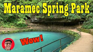 Maramec Spring Park amp historic drive St James Missouri springs outdoors [upl. by Garth995]