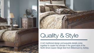 North Shore Queen Sleigh Bed from Millenum by Ashley [upl. by Eboj175]