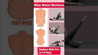 Smaller Waist Workout  Lose Side Fat and Back Fat waistworkout fatburn fatloss shorts ytshorts [upl. by Nairot692]