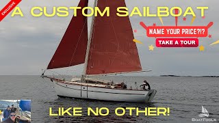 A Custom SAILBOAT Like No Other This is one SPECIAL boat presented with a UNIQUE offer FULL TOUR [upl. by Timi298]